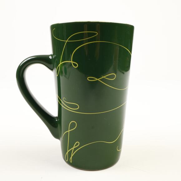 Lot of 2 Starbucks Christmas Green Whimsical String Red Siren Logo 12oz 16oz Mug - Picture 11 of 15